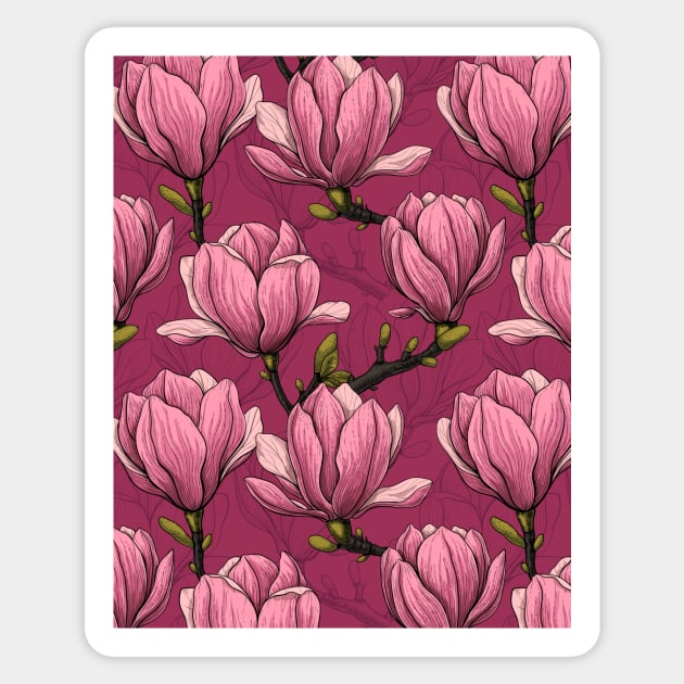 Magnolia garden Sticker by katerinamk